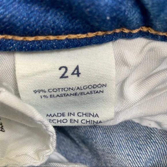 BKE STELLA MID RISE SLIM FIT ANKLE DISTRESSED JEANS - Picture 12 of 12